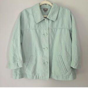J. Jill Linen and Cotton Blend Jacket